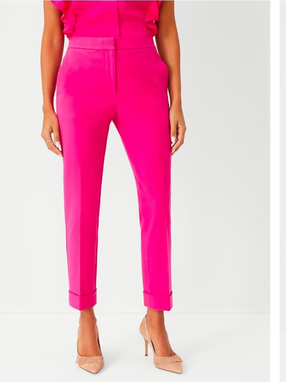 Ann Taylor The Ankle High Rise Pants Size 12